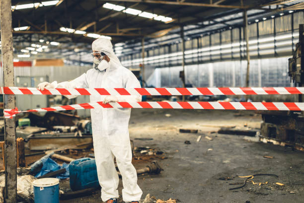 Professional Biohazard technician working in Morganton, GA